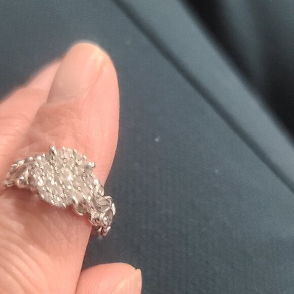 Maui Divers Living Heirloom Engagement & Wedding Ring Size 5.5 Worn Twice - Picture 5 of 5